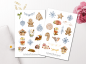 Preview: Christmas Food Sticker Set